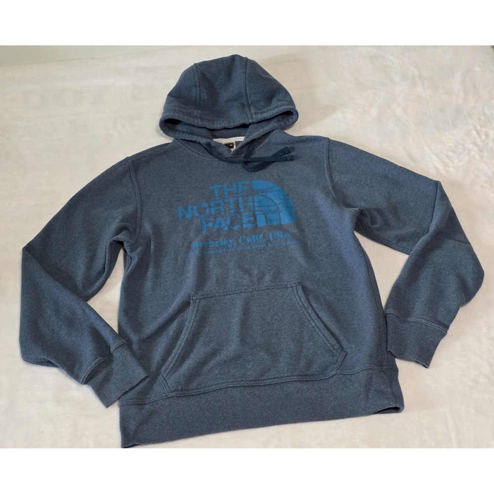 The North Face Mens Size Small Blue Berkeley California USA Hoodie